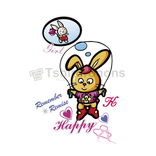 Rabbit T-shirts Iron On Transfers N6902